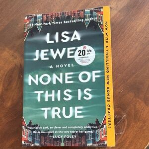 Lisa Jewell 'None of This is True' Book